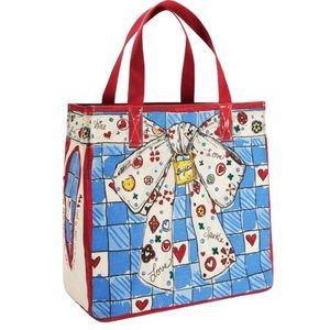 Brighton Large Canvas Tote Tom Clancy
Artwork Pup Kitten‎ Bow Love Sparkle Tote